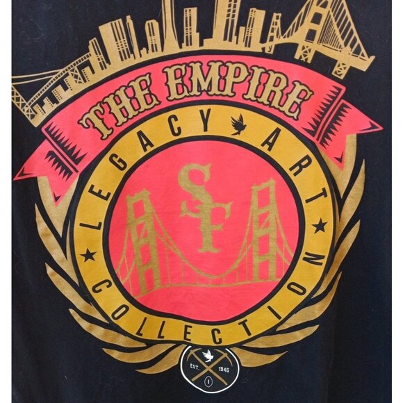 Legacy Art Collection Black T-Shirt‎ Men’s M Graphic Short Sleeve NWOT - Picture 2 of 6